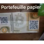 un portefeuille papier